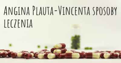 Angina Plauta-Vincenta sposoby leczenia