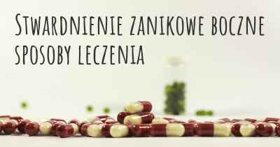 Stwardnienie zanikowe boczne sposoby leczenia