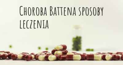 Choroba Battena sposoby leczenia