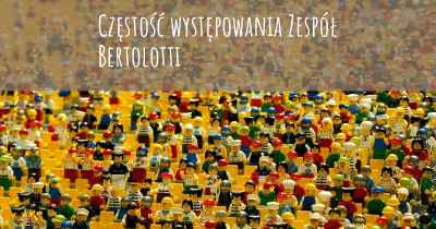 Częstość występowania Zespół Bertolotti