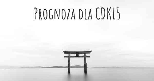 Prognoza dla CDKL5