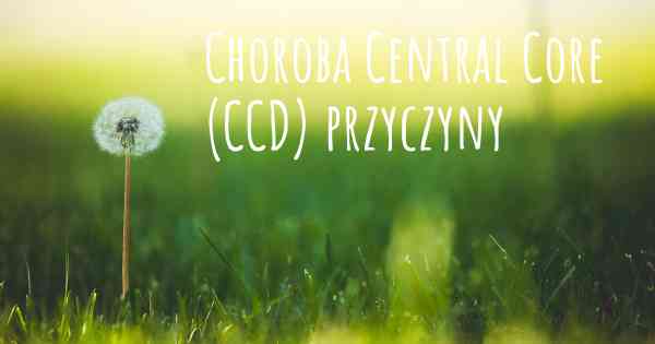 Choroba Central Core (CCD) przyczyny