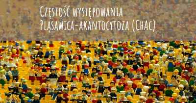 Częstość występowania Pląsawica-akantocytoza (ChAc)