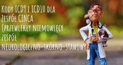 Kody ICD9 i ICD10 dla Zespół CINCA (przewlekły niemowlęcy zespół neurologiczno-skórno-stawowy)