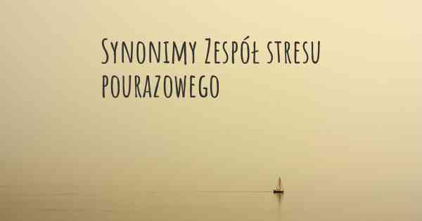 Synonimy Zespół stresu pourazowego