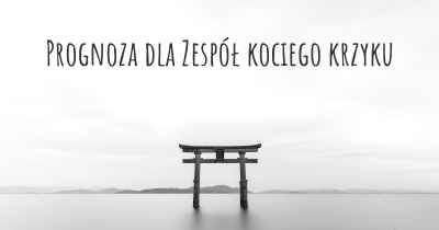 Prognoza dla Zespół kociego krzyku
