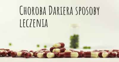 Choroba Dariera sposoby leczenia