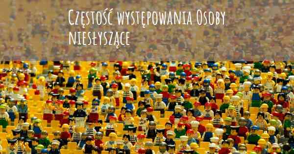 Częstość występowania Osoby niesłyszące