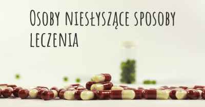 Osoby niesłyszące sposoby leczenia