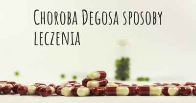 Choroba Degosa sposoby leczenia