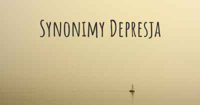 Synonimy Depresja