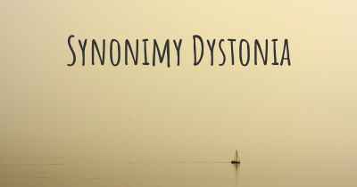 Synonimy Dystonia