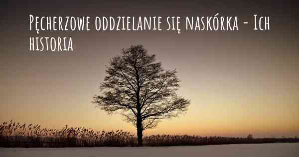 Pęcherzowe oddzielanie się naskórka - Ich historia