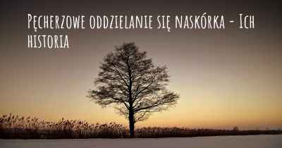 Pęcherzowe oddzielanie się naskórka - Ich historia