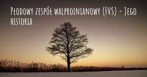 Płodowy zespół walproinianowy (FVS) - Jego historia