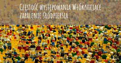 Częstość występowania Włókniejące zapalenie śródpiersia