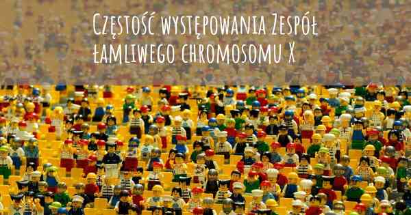 Częstość występowania Zespół łamliwego chromosomu X