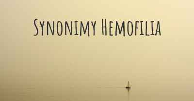 Synonimy Hemofilia