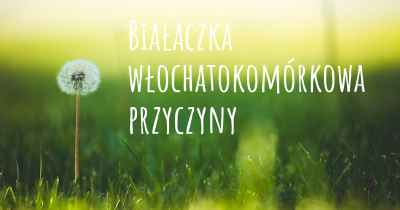 Białaczka włochatokomórkowa przyczyny