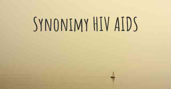 Synonimy HIV AIDS