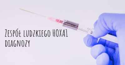 Zespół ludzkiego HOXA1 diagnozy