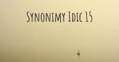 Synonimy Idic 15