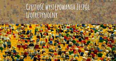 Częstość występowania Zespół izotretynoiny