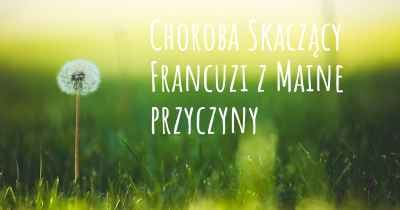 Choroba Skaczący Francuzi z Maine przyczyny