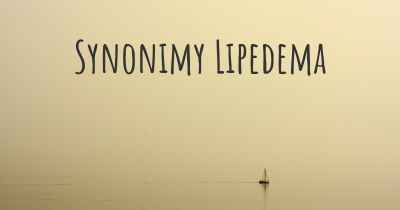 Synonimy Lipedema