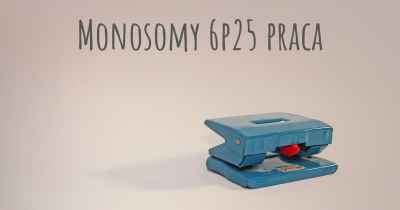 Monosomy 6p25 praca
