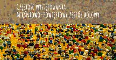 Częstość występowania Mięśniowo-powięziowy zespół bólowy