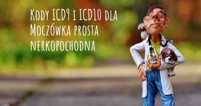 Kody ICD9 i ICD10 dla Moczówka prosta nerkopochodna