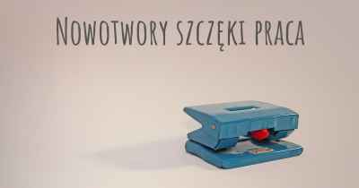 Nowotwory szczęki praca