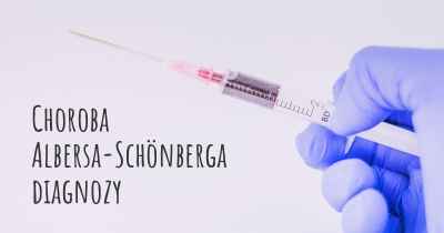 Choroba Albersa-Schönberga diagnozy