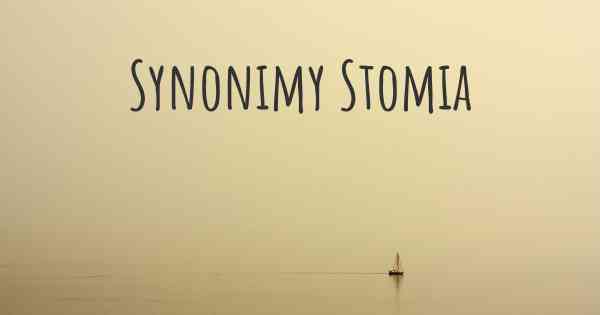 Synonimy Stomia