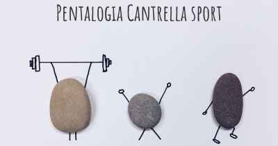 Pentalogia Cantrella sport