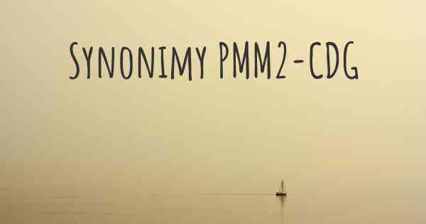Synonimy PMM2-CDG