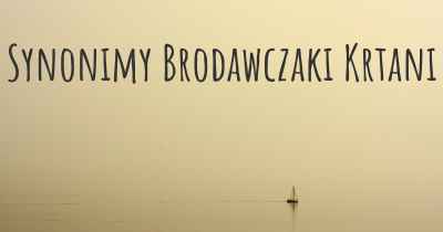 Synonimy Brodawczaki Krtani