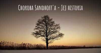 Choroba Sandhoff'a - Jej historia