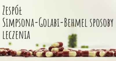 Zespół Simpsona-Golabi-Behmel sposoby leczenia