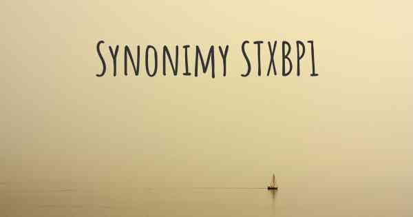 Synonimy STXBP1