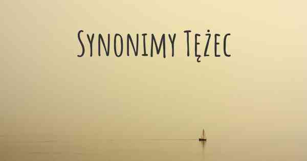 Synonimy Tężec