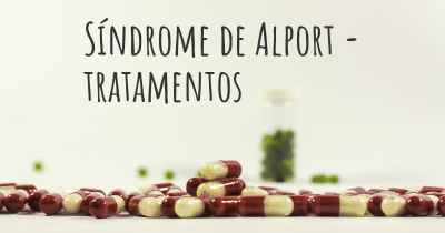 Síndrome de Alport - tratamentos