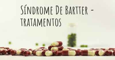 Síndrome De Bartter - tratamentos