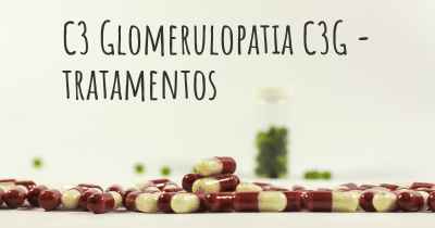 C3 Glomerulopatia C3G - tratamentos