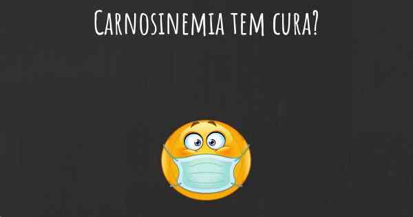 Carnosinemia tem cura?