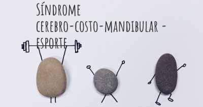 Síndrome cerebro-costo-mandibular - esporte