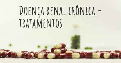 Doença renal crônica - tratamentos