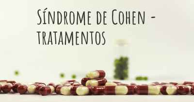 Síndrome de Cohen - tratamentos