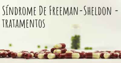 Síndrome De Freeman-Sheldon - tratamentos